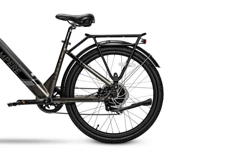 Ampere Deluxe Step Through 26 Inch Wheel Electric Bike Grey-2